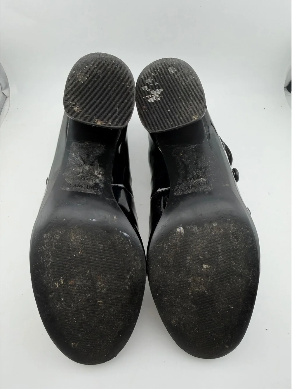 Nine West Kaede Glossy Black Lace-Up Pump Heels, Size 7